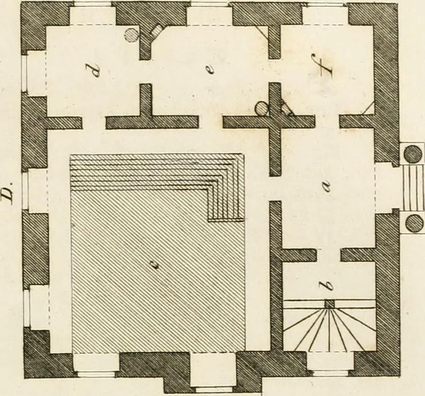 An illustration from Ideen-Magazin für Architecten, Künstler und Handwerker, 1832, leaf 180