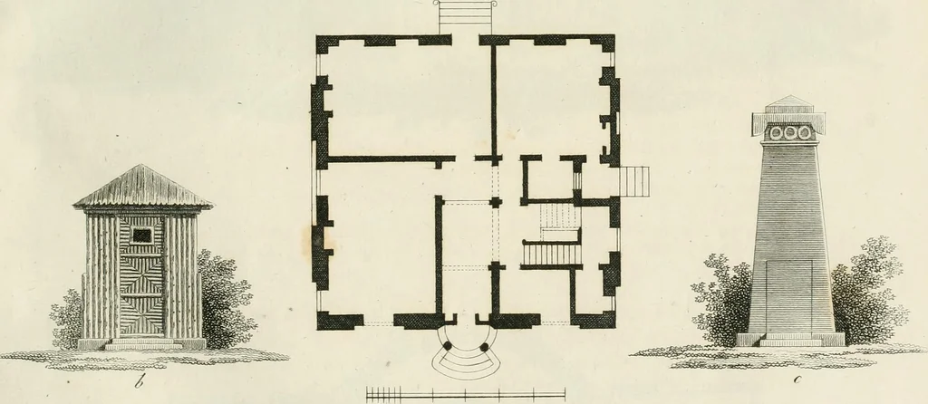 An illustration from Ideen-Magazin für Architecten, Künstler und Handwerker, 1832, leaf 36