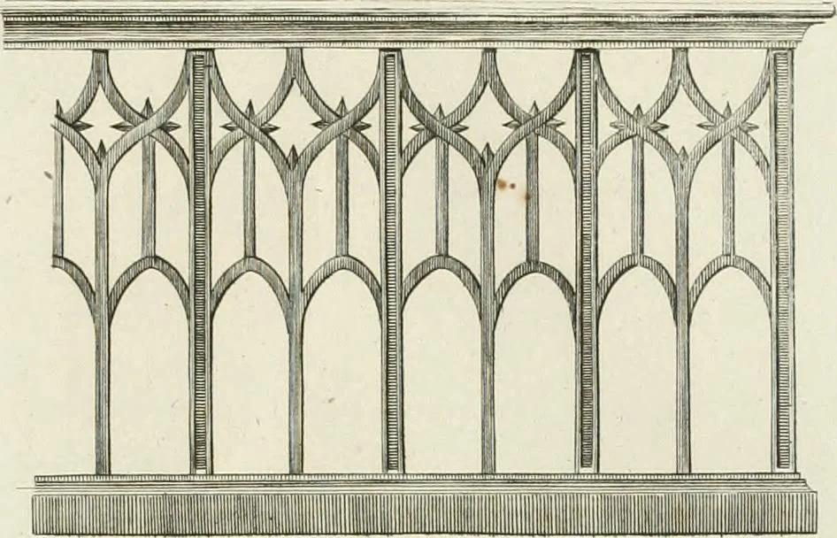 An illustration from Ideen-Magazin für Architecten, Künstler und Handwerker, 1832, leaf 46