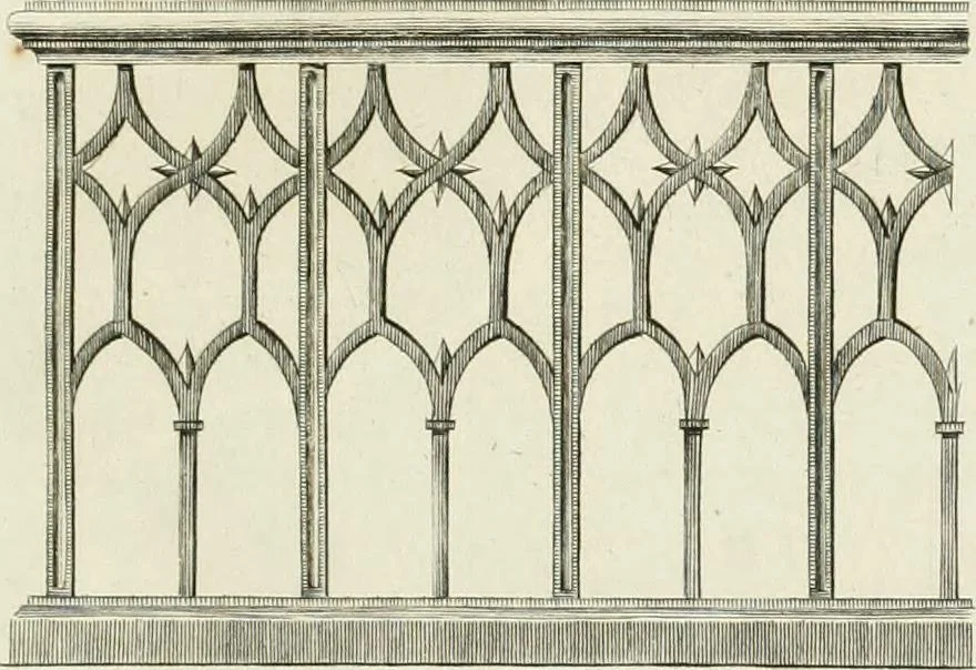 An illustration from Ideen-Magazin für Architecten, Künstler und Handwerker, 1832, leaf 46