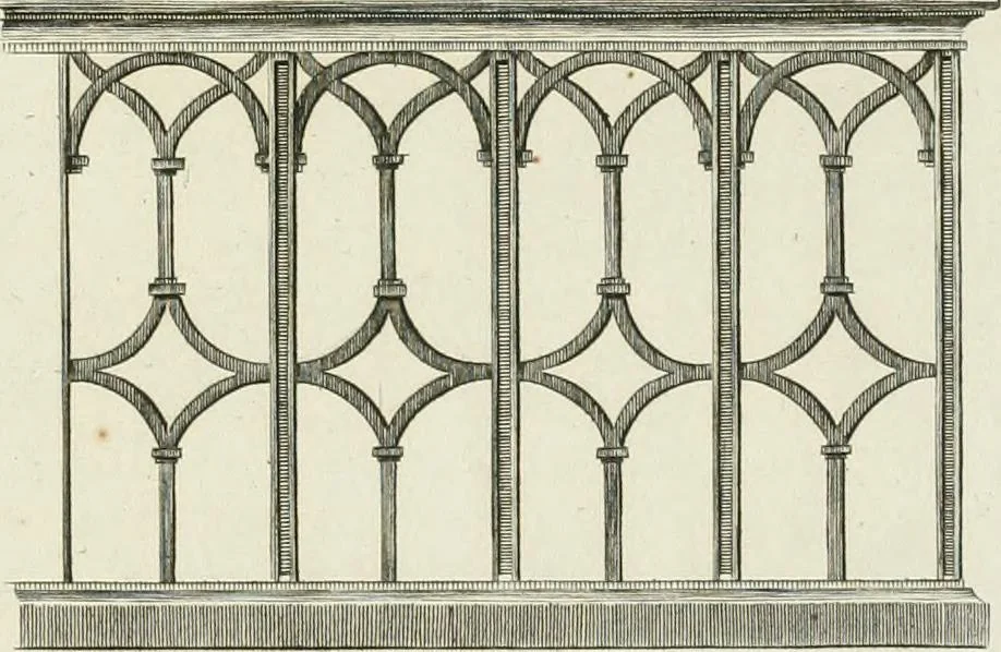 An illustration from Ideen-Magazin für Architecten, Künstler und Handwerker, 1832, leaf 46