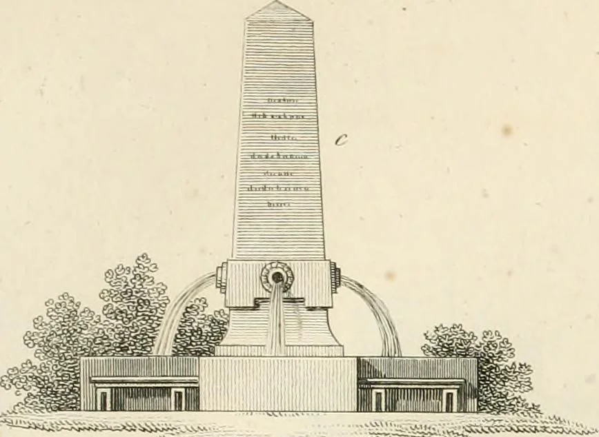 An illustration from Ideen-Magazin für Architecten, Künstler und Handwerker, 1832, leaf 56
