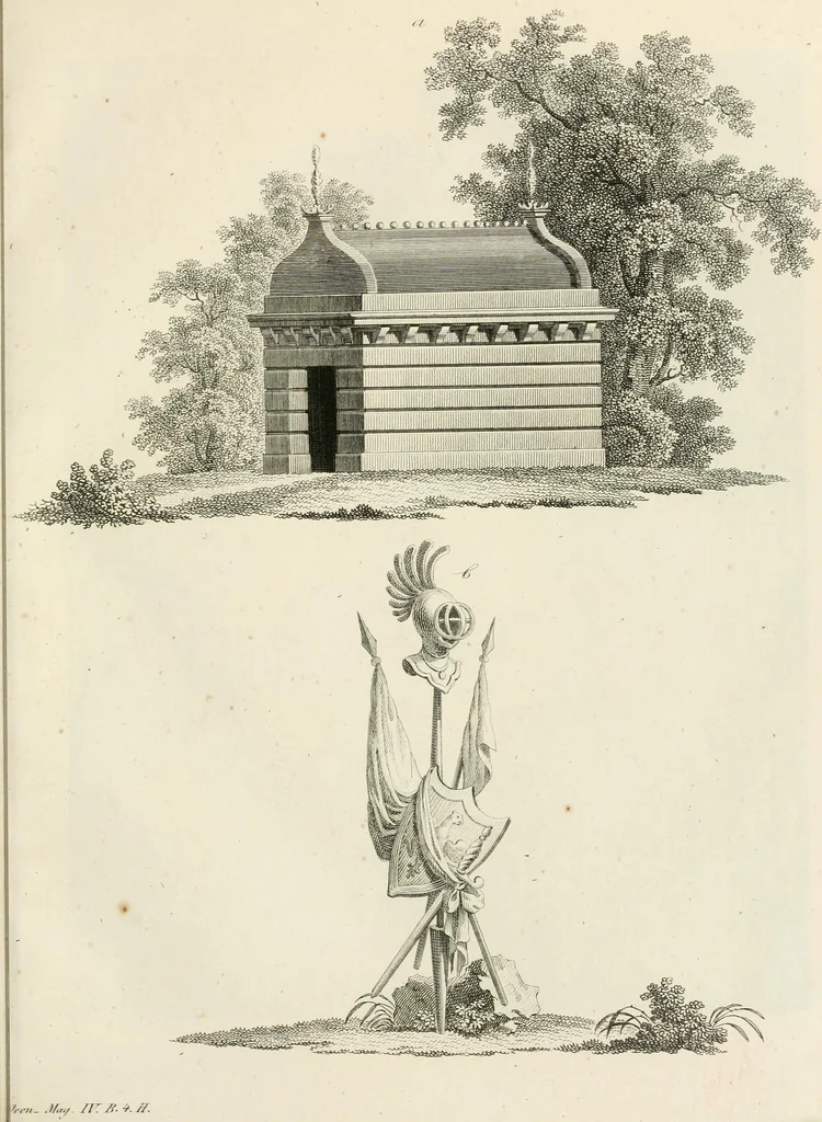 An illustration from Ideen-Magazin für Architecten, Künstler und Handwerker, 1832, leaf 58