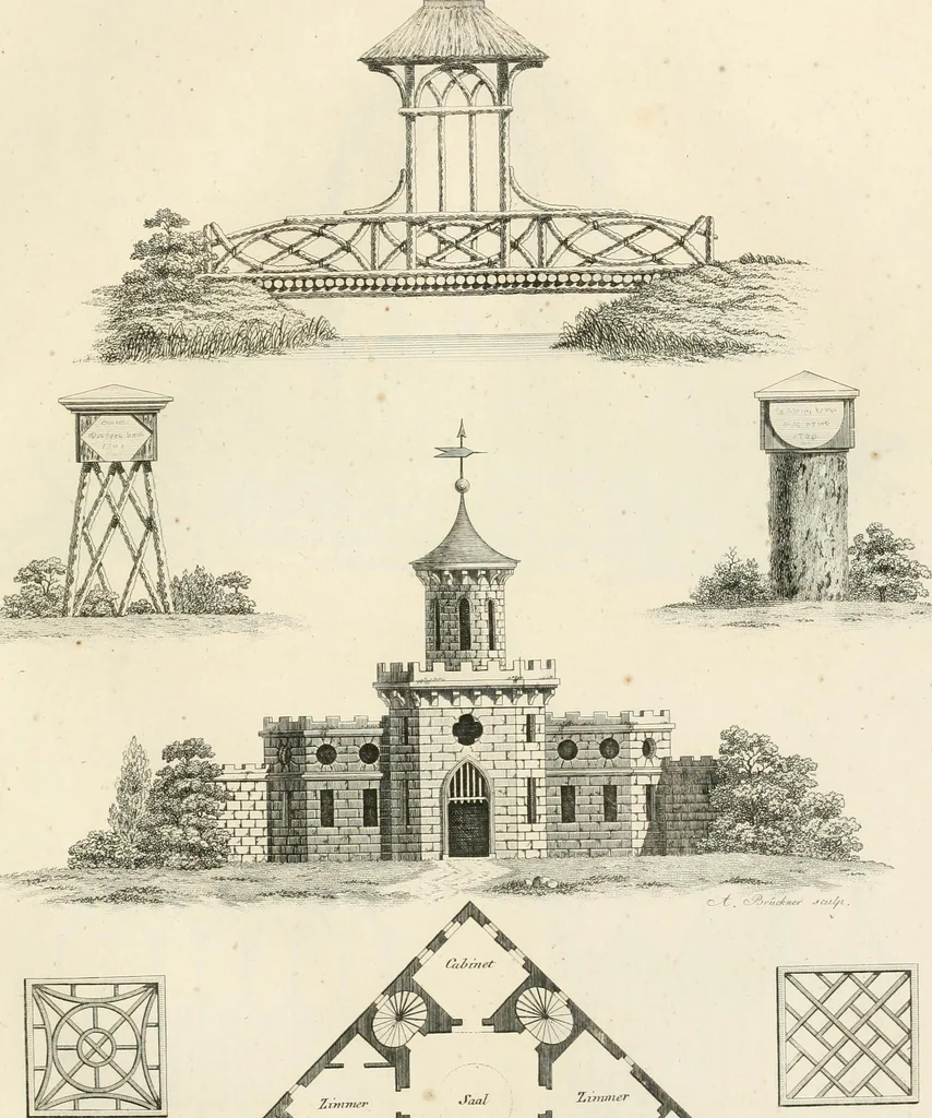 An illustration from Ideen-Magazin für Architecten, Künstler und Handwerker, 1832, leaf 72