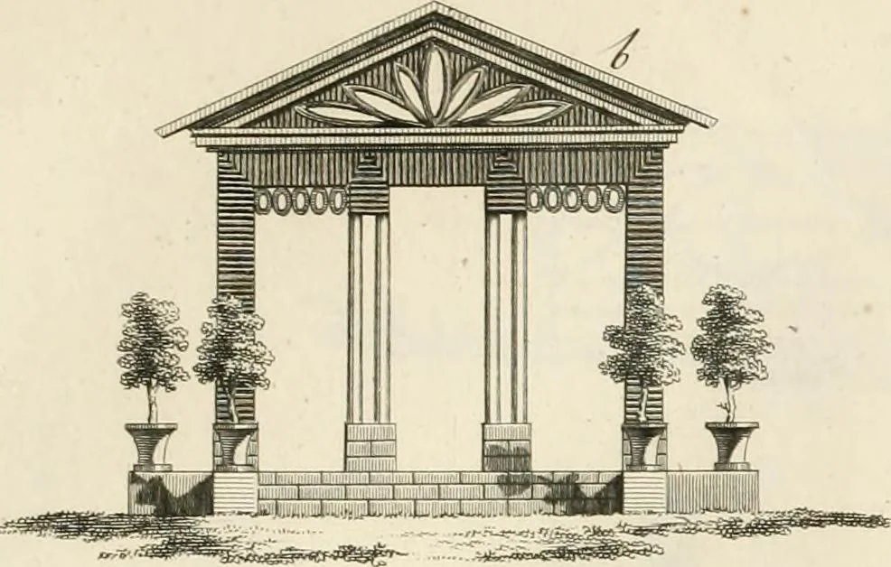 An illustration from Ideen-Magazin für Architecten, Künstler und Handwerker, 1832, leaf 76
