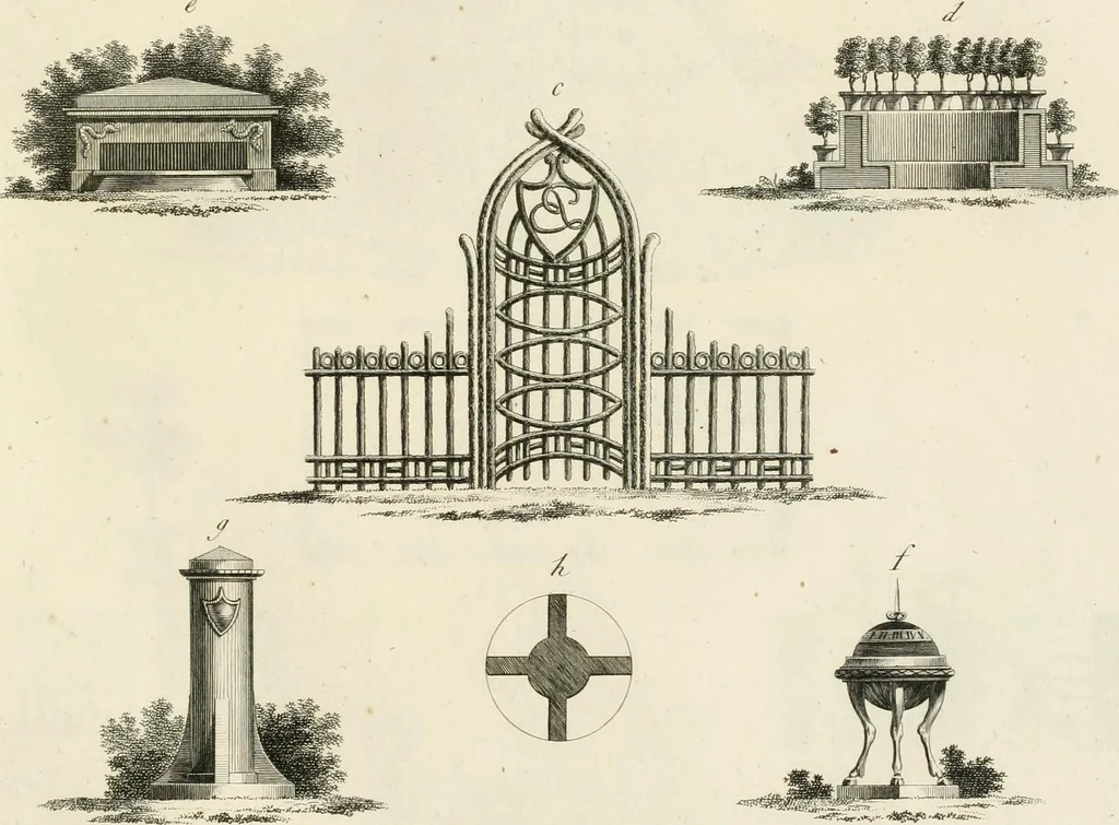 An illustration from Ideen-Magazin für Architecten, Künstler und Handwerker, 1832, leaf 76