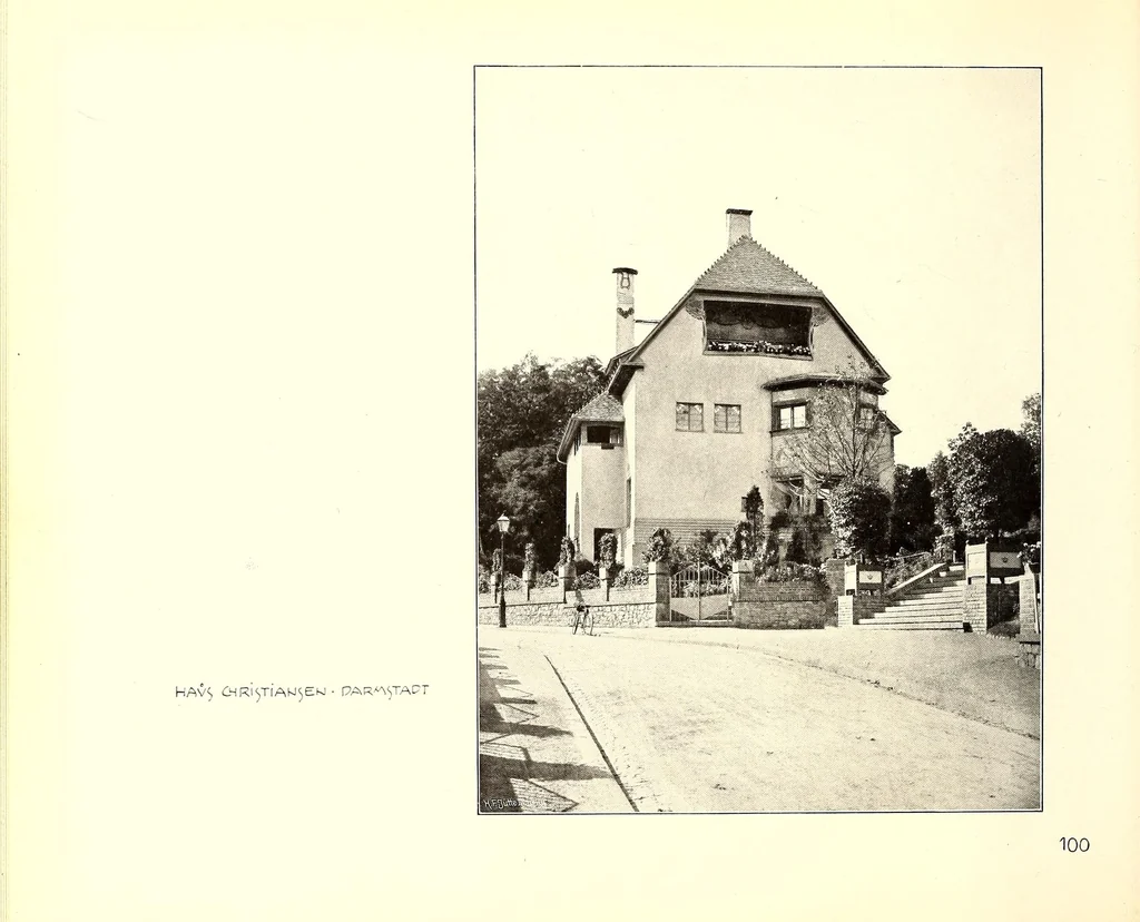 An illustration from Ideen von Olbrich, 1904, leaf 128