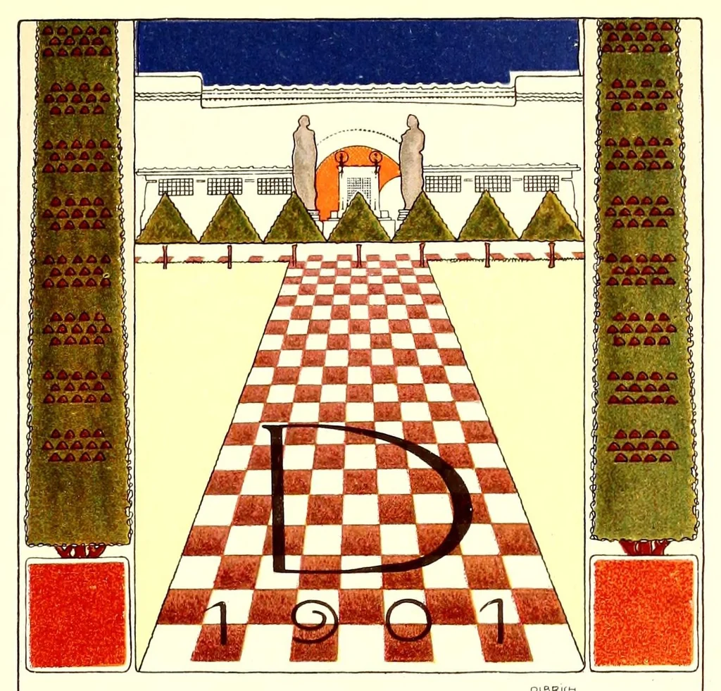 An illustration from Ideen von Olbrich, 1904, leaf 169