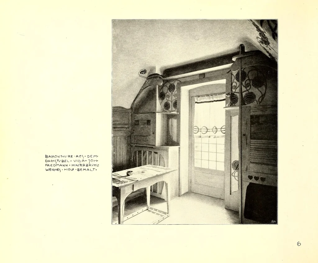 An illustration from Ideen von Olbrich, 1904, leaf 34
