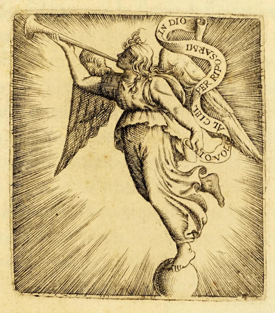 An illustration from I diece circoli dell'imperio, : con l' entrate de prencipi, & de gli stati della Germania, : con le contributioni, si della caualleria, come della fanteria, : con una particolar descrittione della Republica di Norimbergo. : Le rinuncie de gli stati patrimoniali fatte da Carlo V imperatore al Sereniss. suo figliuolo. Et il gouerno dell'imperio lasciato al Sereniss. suo fratello, 1558, leaf 7