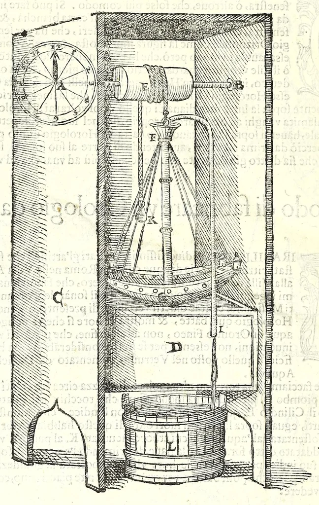 An illustration from I dieci libri d'architettvra, 1660, leaf 166