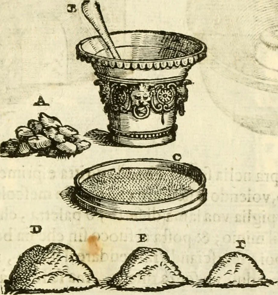 An illustration from I dieci libri d'architettvra, 1660, leaf 124