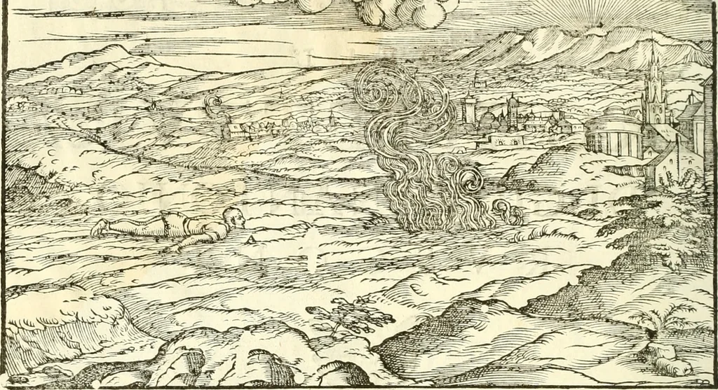 An illustration from I dieci libri d'architettvra, 1660, leaf 133