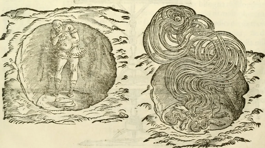 An illustration from I dieci libri d'architettvra, 1660, leaf 134