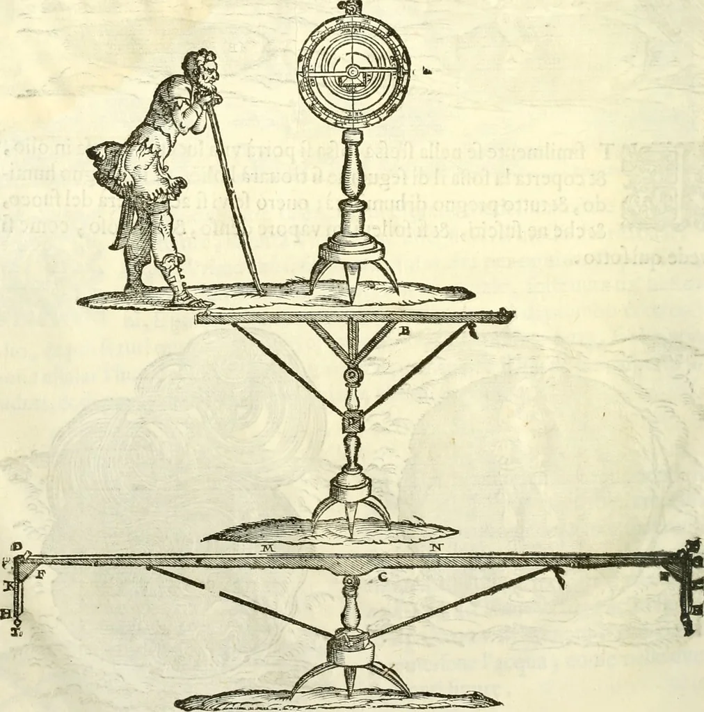An illustration from I dieci libri d'architettvra, 1660, leaf 135
