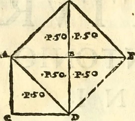 An illustration from I dieci libri d'architettvra, 1660, leaf 137