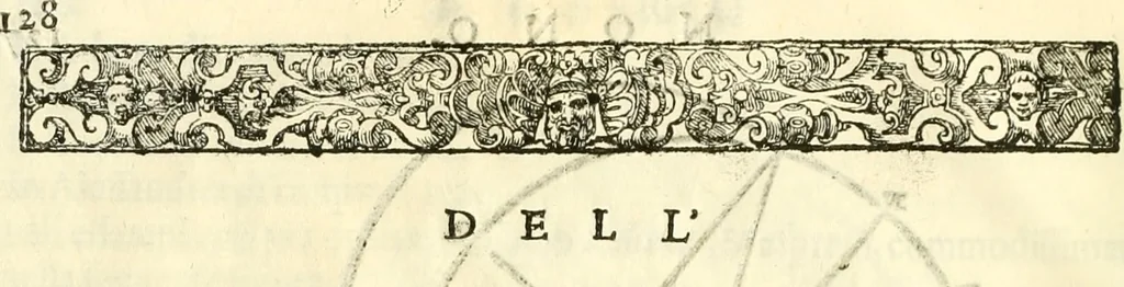 An illustration from I dieci libri d'architettvra, 1660, leaf 143