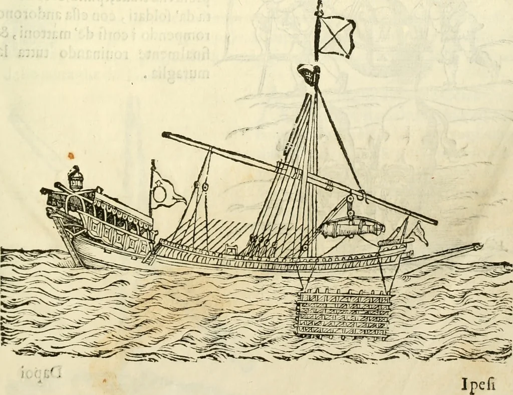 An illustration from I dieci libri d'architettvra, 1660, leaf 154