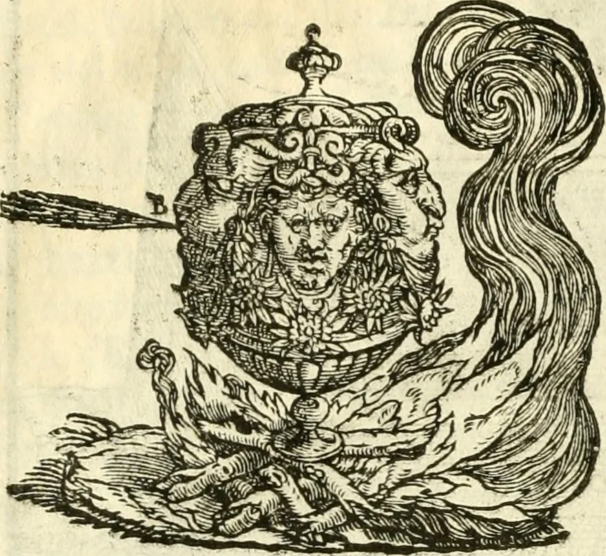 An illustration from I dieci libri d'architettvra, 1660, leaf 31