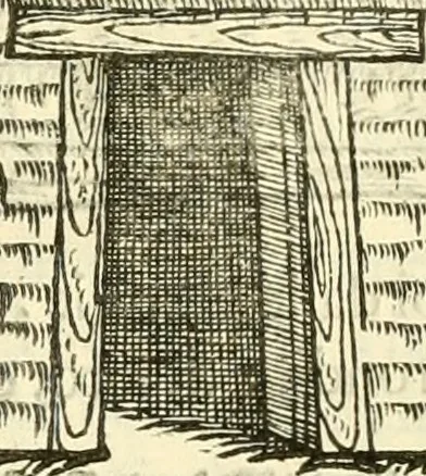 An illustration from I dieci libri d'architettvra, 1660, leaf 41