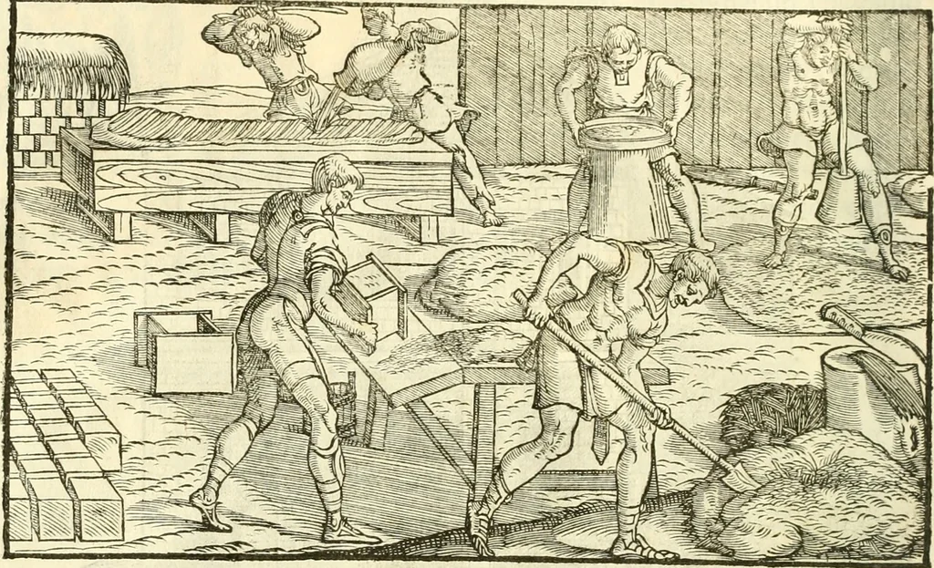 An illustration from I dieci libri d'architettvra, 1660, leaf 47