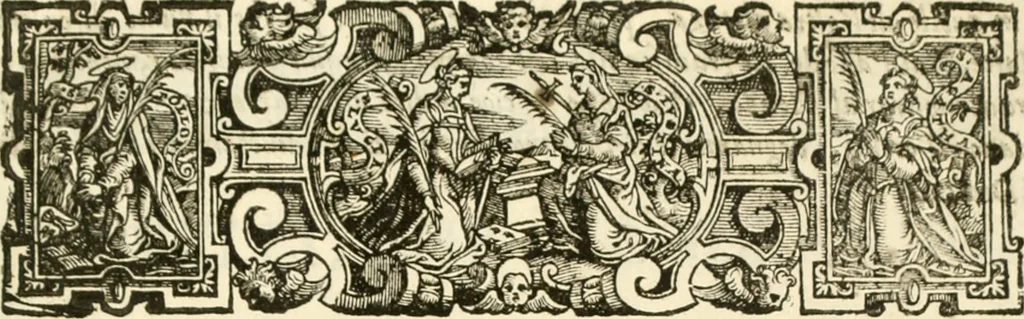 An illustration from I dieci libri d'architettvra, 1660, leaf 6