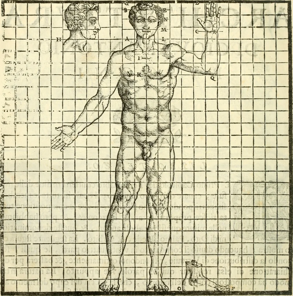 An illustration from I dieci libri d'architettvra, 1660, leaf 61