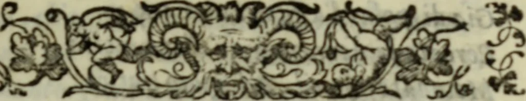 An illustration from I dilettevoli : sermoni, altrimenti satire, e le morali epistole di Horatio, illustre poeta lirico, insieme con la poetica, 1559, leaf 164