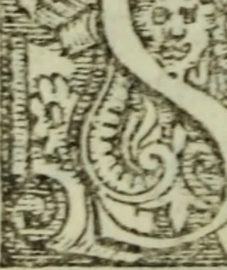 An illustration from I dilettevoli : sermoni, altrimenti satire, e le morali epistole di Horatio, illustre poeta lirico, insieme con la poetica, 1559, leaf 185