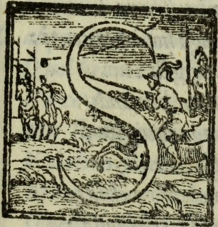 An illustration from I dilettevoli : sermoni, altrimenti satire, e le morali epistole di Horatio, illustre poeta lirico, insieme con la poetica, 1559, leaf 282