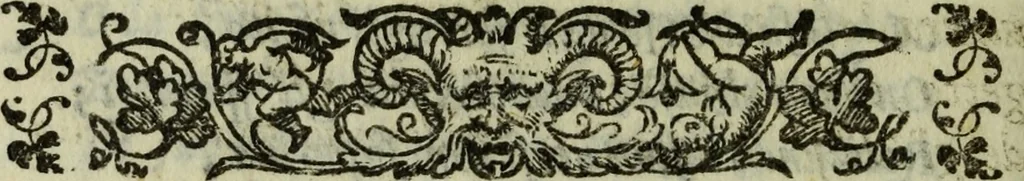 An illustration from I dilettevoli : sermoni, altrimenti satire, e le morali epistole di Horatio, illustre poeta lirico, insieme con la poetica, 1559, leaf 315