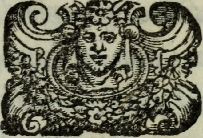 An illustration from I dilettevoli : sermoni, altrimenti satire, e le morali epistole di Horatio, illustre poeta lirico, insieme con la poetica, 1559, leaf 6