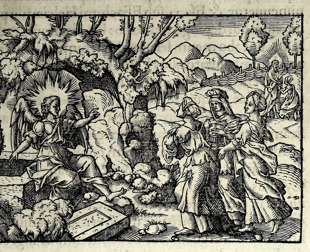 An illustration from Ierusalem, vetustissima illa et celeberrima totius mundi ciuitas : ex sacris literis et approbatis historicis ad unguem descripta : una cum orthodoxis figurae ac ueritatis explicationibus, iuxta scripturarum Veteris ac Noui Testamenti accuratam collationem : ac quaenam huius urbis, templique & omnium aliorum, tam intra quàm extra moenia locorum atque gestorum mystica sit repraesentatio : quid etiam peregrina propria nomina in tota passim histoira commemorata, signifcent at[que] denotent, 1563, leaf 503