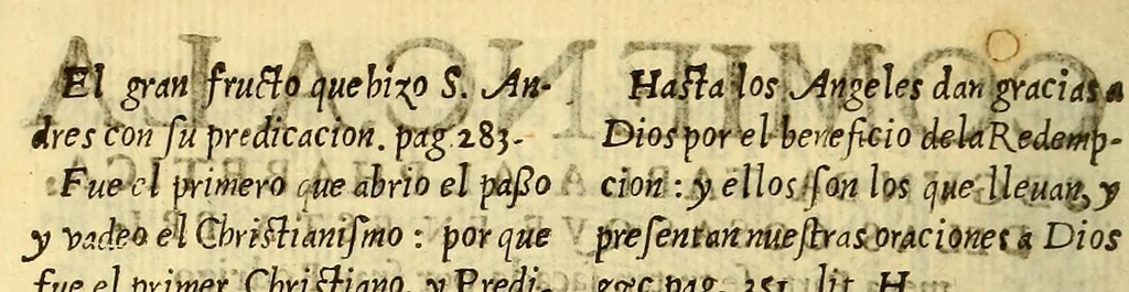 An illustration from A Iesu Christo S.N. ofrece este Sermonario en lengua mexicana., 1606, leaf 806