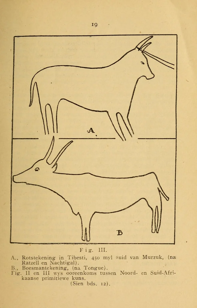 An illustration from Iets oor die Boesmankultuur, 1920, leaf 21
