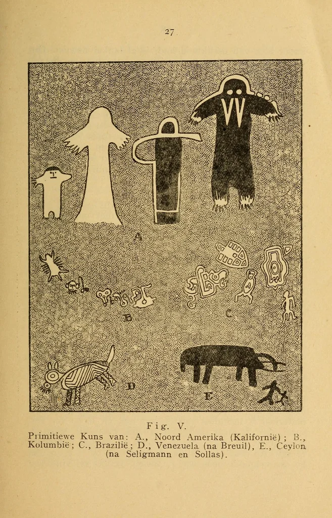 An illustration from Iets oor die Boesmankultuur, 1920, leaf 29