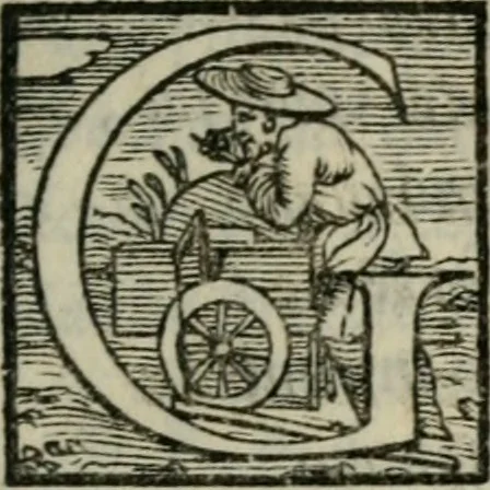 An illustration from I fantasmi : comedia del S. Hercole Bentivoglio, 1547, leaf 136