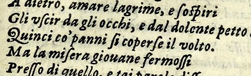 An illustration from Ifigenia : tragedia, 1597, leaf 103
