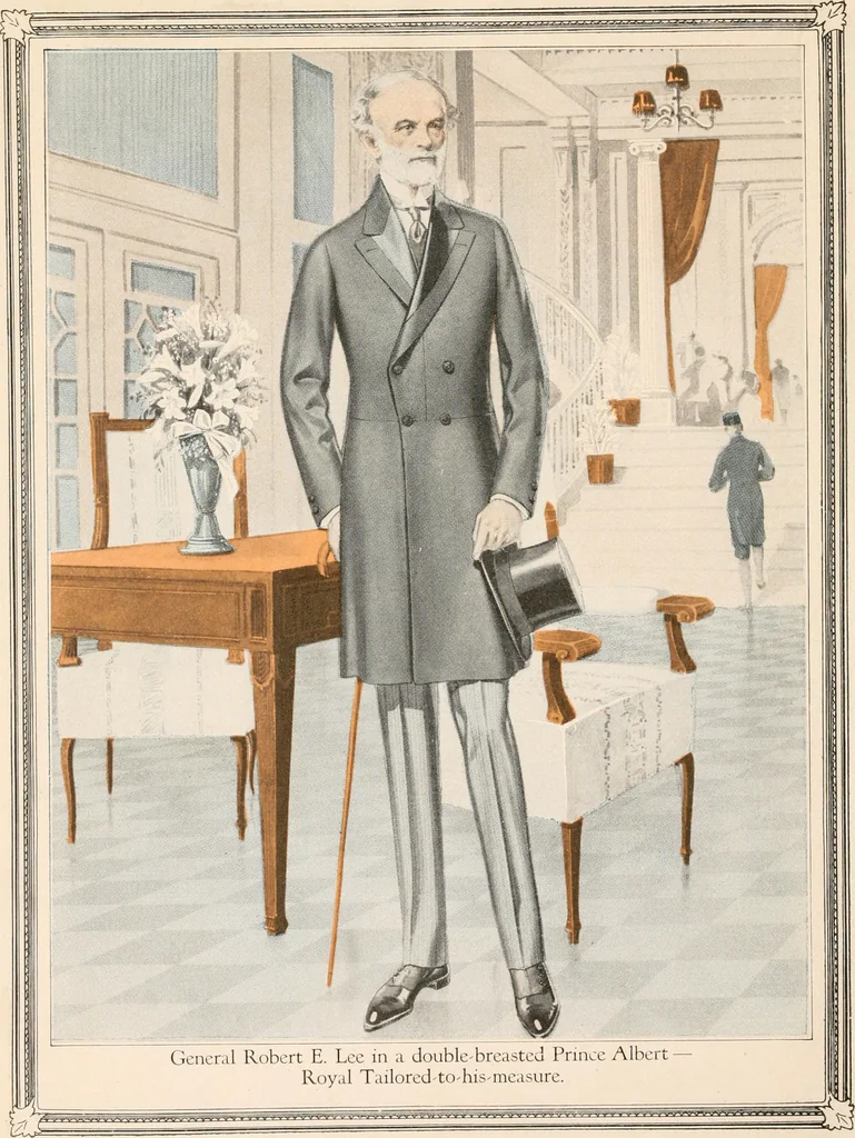 An illustration from If they came back for Easter Sunday : how the famous figures of history would look as Royal Tailored men., 1916, leaf 11