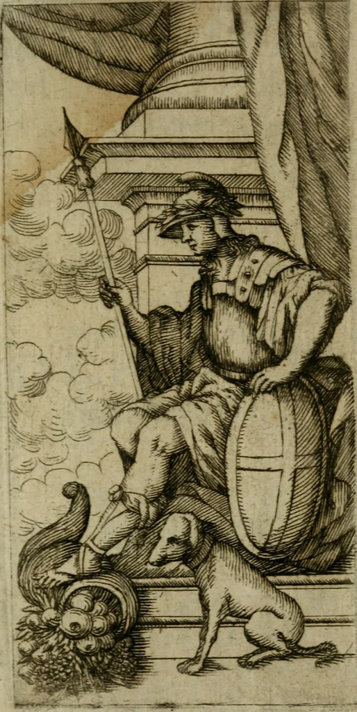 An illustration from I gioieli pittoreschi : virtuoso ornamento della città di Vicenza : cioè l'endice di tutte le pitture publiche della stessa città, 1676, leaf 2