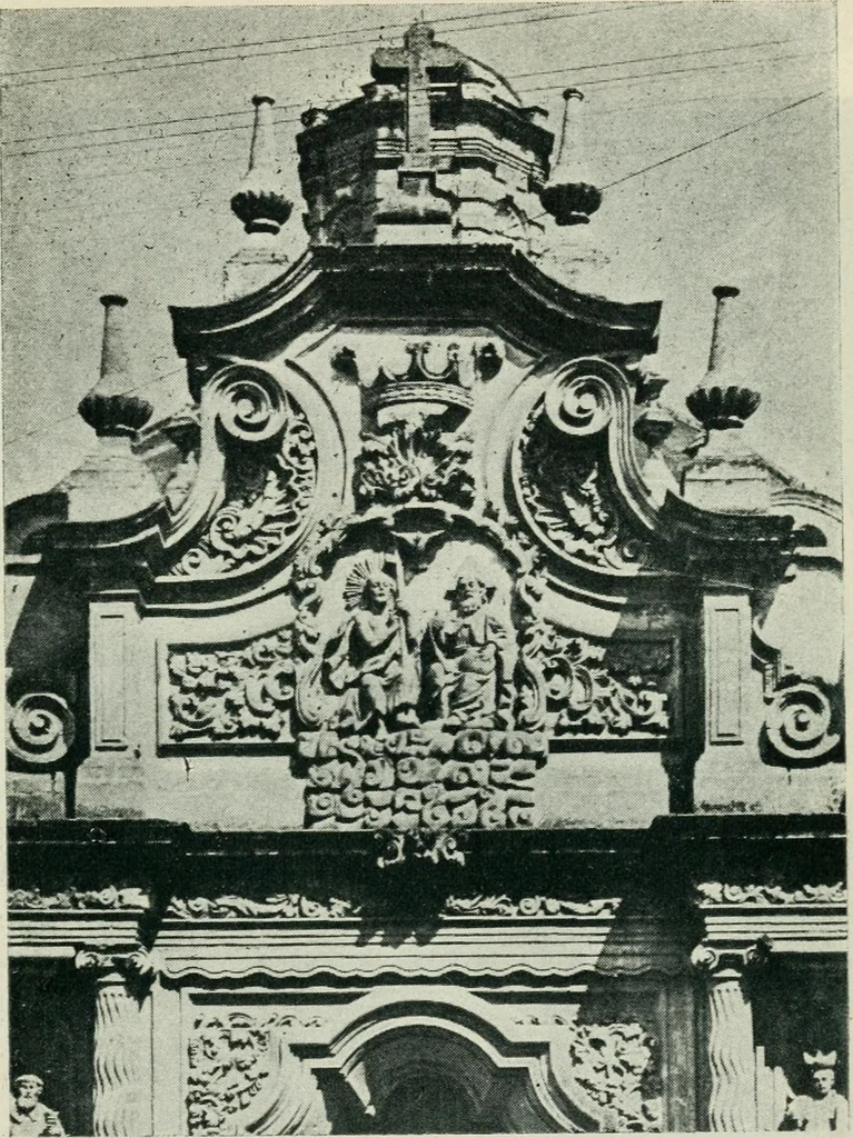 An illustration from Iglesias y conventos de la ciudad de Mexico; 97 ilustraciones, 1920, leaf 100