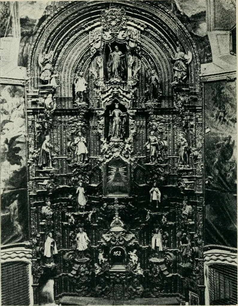 An illustration from Iglesias y conventos de la ciudad de Mexico; 97 ilustraciones, 1920, leaf 103