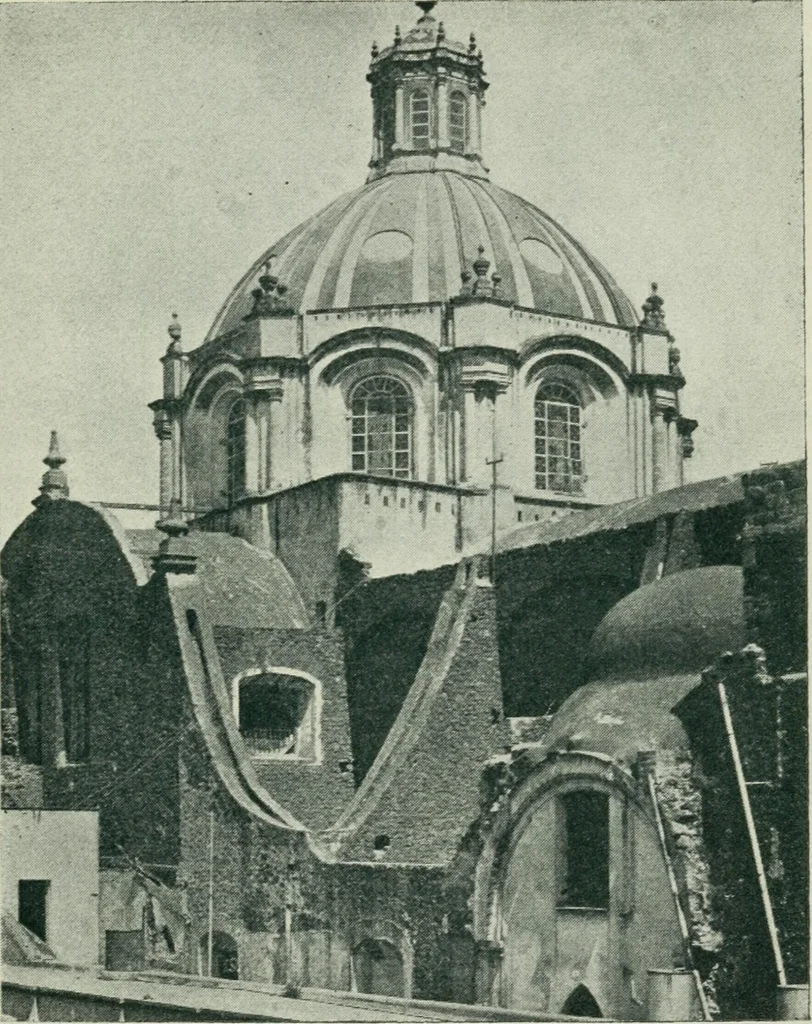 An illustration from Iglesias y conventos de la ciudad de Mexico; 97 ilustraciones, 1920, leaf 110