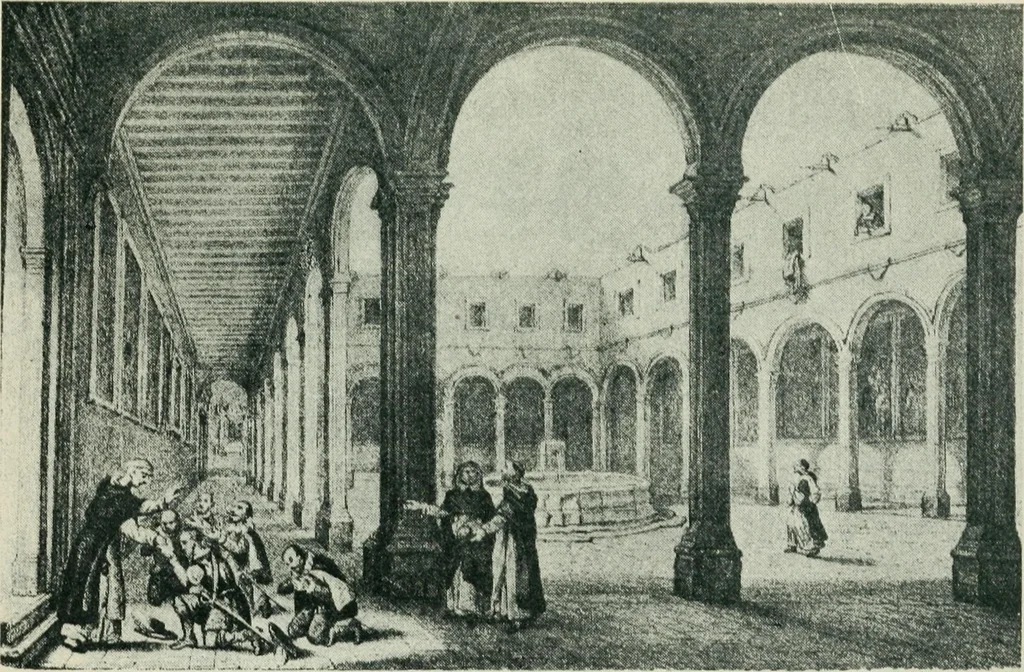 An illustration from Iglesias y conventos de la ciudad de Mexico; 97 ilustraciones, 1920, leaf 114