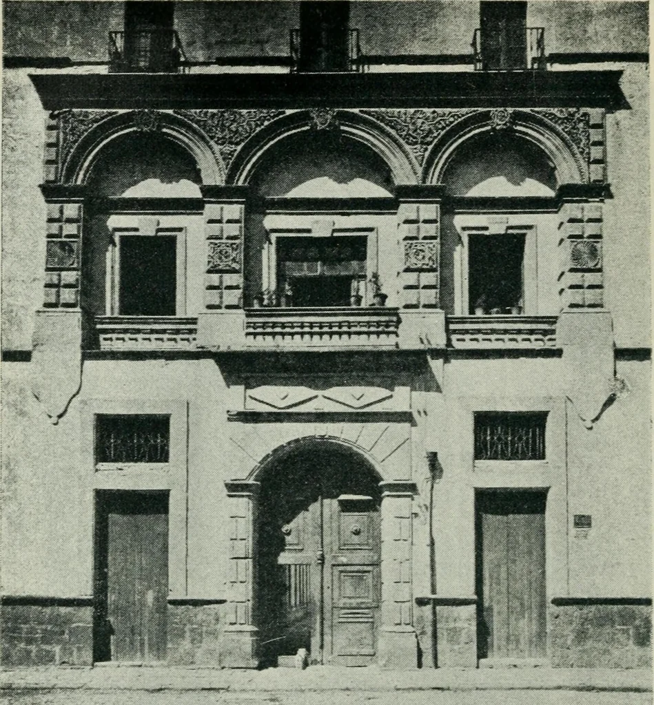 An illustration from Iglesias y conventos de la ciudad de Mexico; 97 ilustraciones, 1920, leaf 115