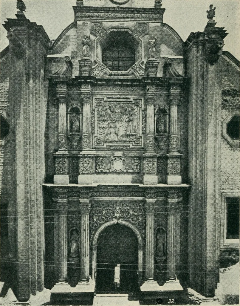 An illustration from Iglesias y conventos de la ciudad de Mexico; 97 ilustraciones, 1920, leaf 117