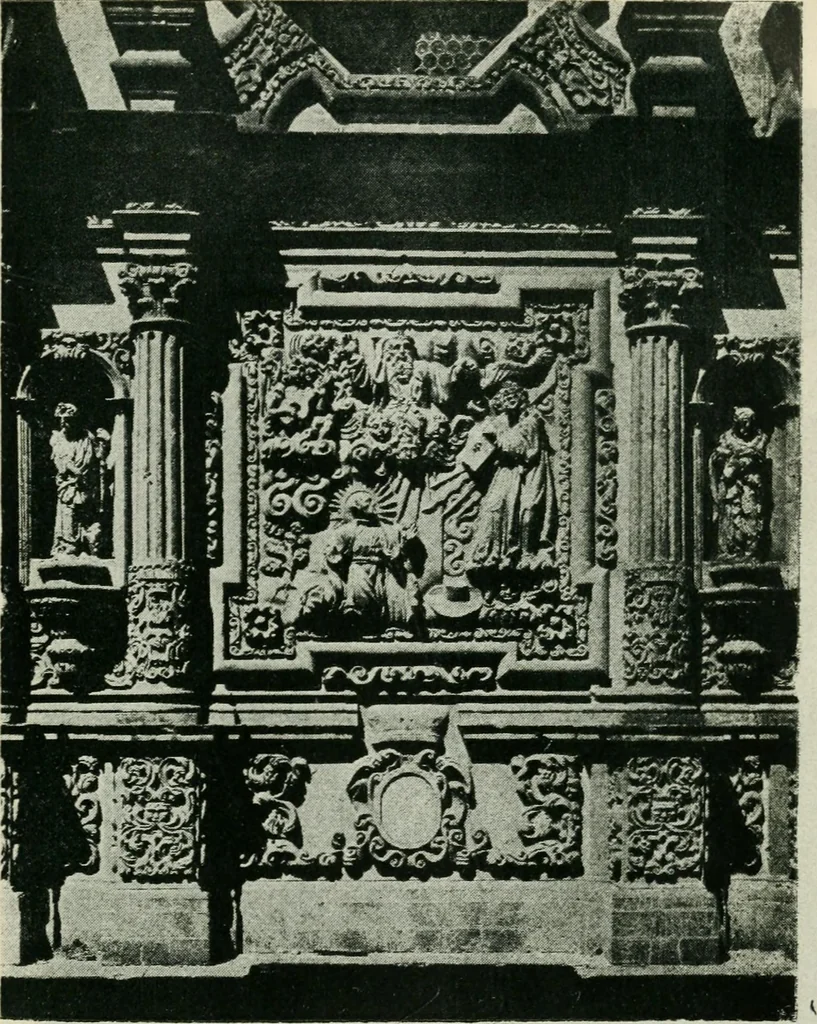An illustration from Iglesias y conventos de la ciudad de Mexico; 97 ilustraciones, 1920, leaf 118