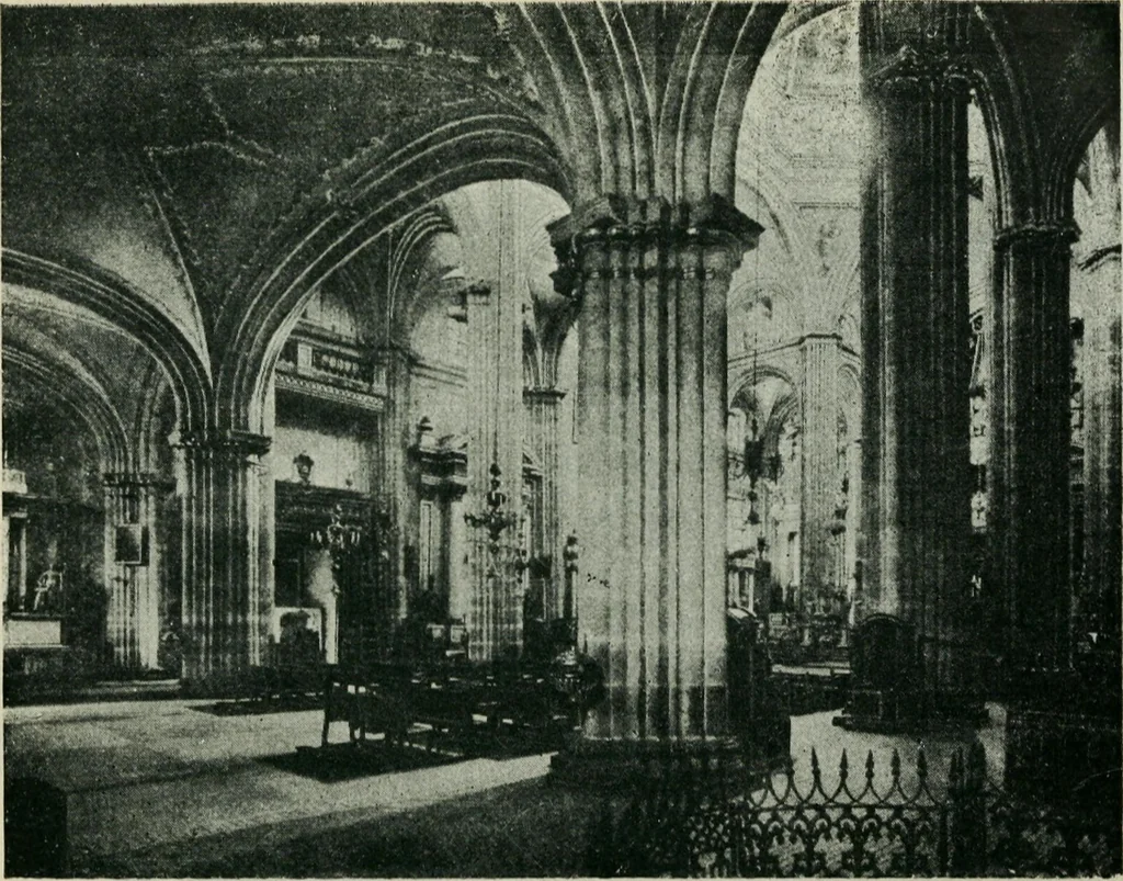 An illustration from Iglesias y conventos de la ciudad de Mexico; 97 ilustraciones, 1920, leaf 119