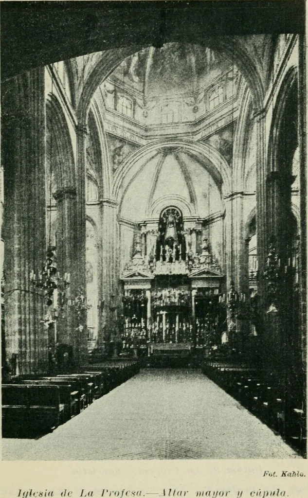 An illustration from Iglesias y conventos de la ciudad de Mexico; 97 ilustraciones, 1920, leaf 120