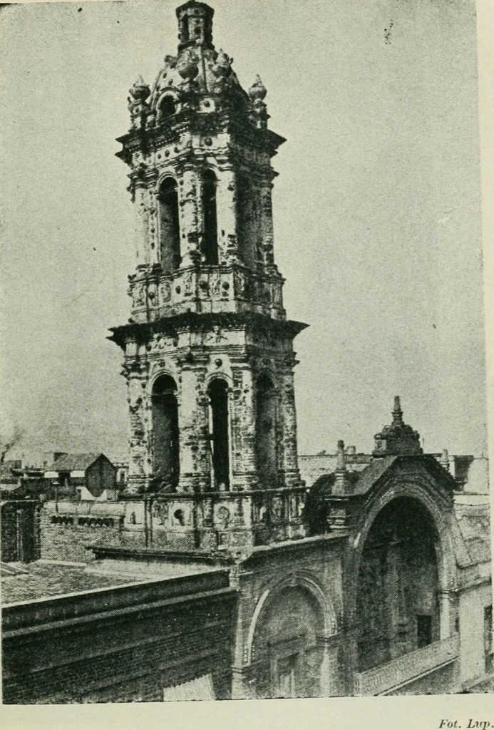 An illustration from Iglesias y conventos de la ciudad de Mexico; 97 ilustraciones, 1920, leaf 122
